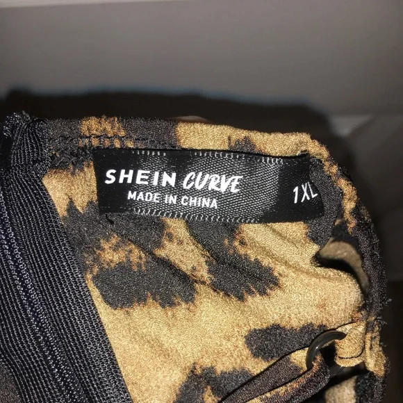 Shein Leopard Dress Size 1 X - Picture 4 of 5